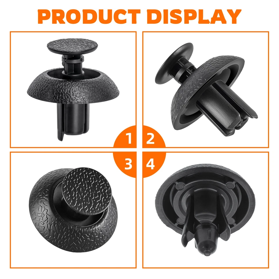 Clips de cubierta de motor de plástico para Lexus RX350 RX450H 2010-2018 3,5 L V6 4D 100 un. Foto 4 de 4