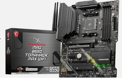 MSI MAG B550 TOMAHAWK MAX WIFI Socket AM4 AMD Motherboard NEW