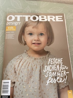 Zeitschrift Ottobre , kinder, Sommer, 3/2021, neuwertig