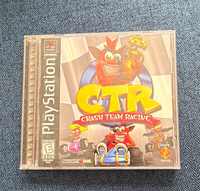 Sony CTR: Crash Team Racing PS1 Kart Racing Game E Multiplayer NTSC-U/C 1999
