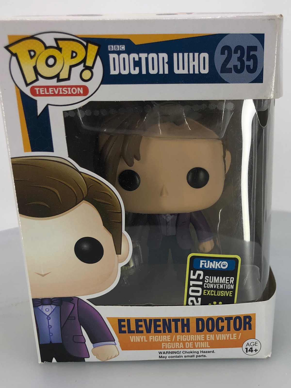 Funko Pop! 11º Doctor Con Cabeza Cyberman #235 Caja Dañada Ver Fotos