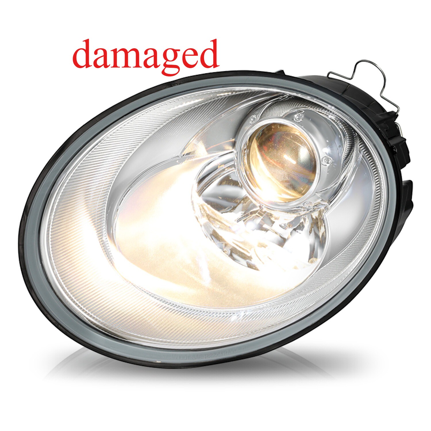 Driver Left Side Factory Projector Headlight For 2006-2010 Volkswagen Beetle