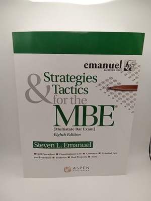 Bar Review Ser.: Strategies and Tactics  for the Mbe  : Multistate Bar Exam 