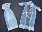 VINTAGE BARBIE CLONE PALE BLUE PEIGNOIR SET NIGHTGOWN & ROBE