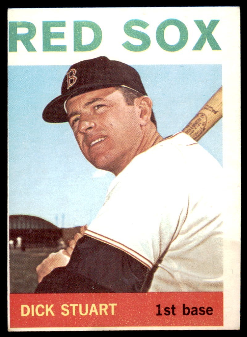 1964 Topps #410 DICK STUART  Boston Red Sox  EX