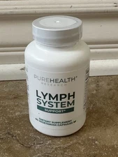 Pure Health Research Lymph System Support 60 Capsules New Sealed Exp. 5/2026