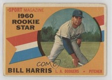 1960 Topps Sport Magazine 1960 Rookie Star Bill Harris #128 0ad0