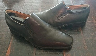Moreschi Akron Black Dress Shoes Calf Leather Luxury Made In Italy Size 7.5 US