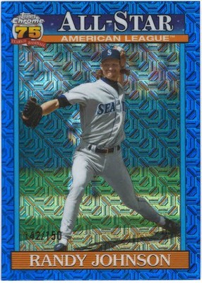 2026 Topps Series 2 '91 Anniv Blue Mojo #91ASC-14 Randy Johnson /150