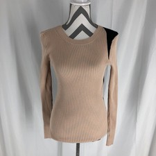 DKNY Women's Two-Tone Ribbed Sweater XS