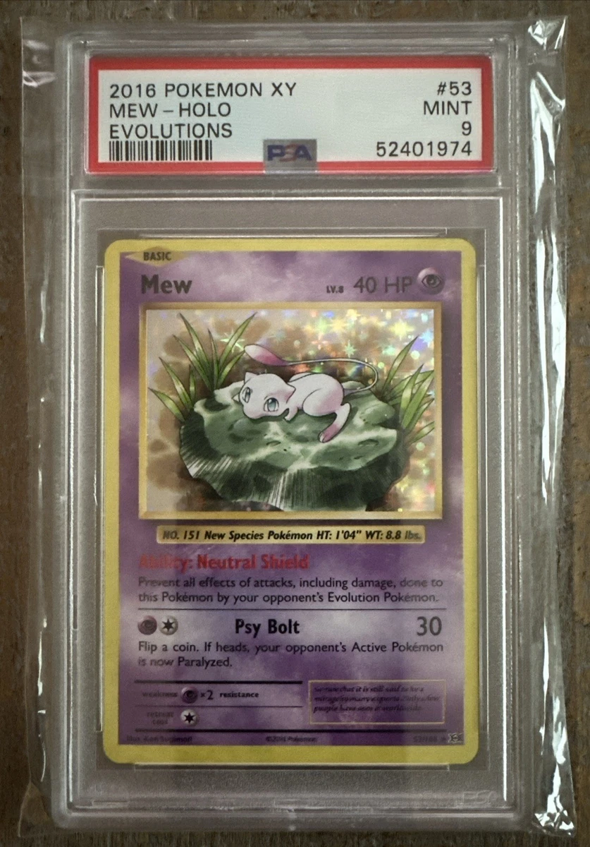 Preços baixos em Mew Pokémon TCG Professional Sports Authenticator