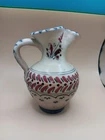 Hand Painted Spanish Ceramic Pottery  Water Pitcher