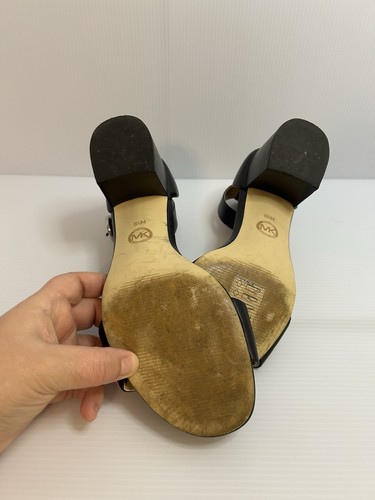 Michael by Michael Kors Lena Flex Black Leather Sandal Sz 8.5 M - Picture 6 of 6