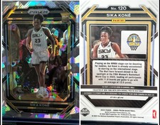 2023 Panini Prizm WNBA Sika Kone #120 Ice Prizm (RC) Chicago Sky