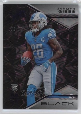 2023 Panini Black Rookies Royal /75 Jahmyr Gibbs #136 Rookie RC c6t
