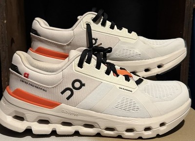 On Cloudrunner 2 Low-Top Mesh Lace-Up Sneakers White/Sand Running