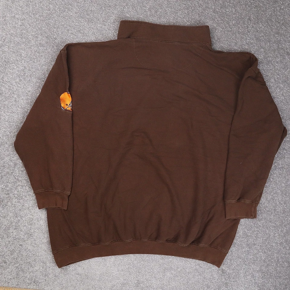 Толстовка на молнии NFL Cleveland Browns USA Football 5XL коричневая оранжевая с длинным рукавом - Изображение 2 из 4