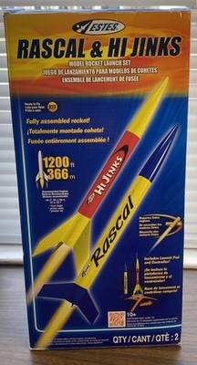 Estes Rascal & Hi Jinks Model Rocket Launch Set - #1499 - Ready To Fly - New