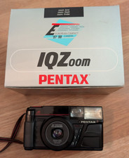 VIntage Pentax IQZoom Point Shoot 35mm Film Camera - Parts, Display, or Repair