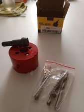 162mm 6 3/8 inch Hole Saw Heavy Duty Bi-Metal Cutter Bit for Cornhole Boards