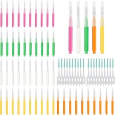 Soft Braces Brush Set, 70 PCS Interdental Brush, 50 PCS Tooth Pis