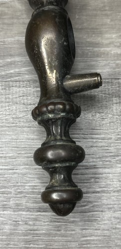 Brass Door Handle Entry Pull 12" Vintage Hardware Ornate Heavy 1 Pound 13 oz - Picture 12 of 12