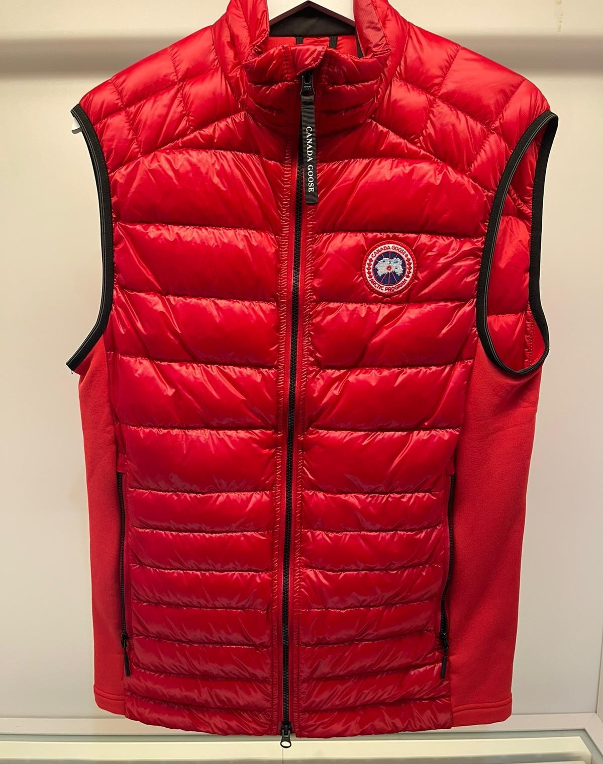 Canada Goose Hybridge Lite Vest Gilet Small Red for Men/Women