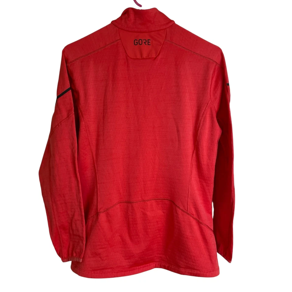 Camisa Gore Ciclismo Térmica Manga Larga Cremallera Mujer Talla XL Roja Térmica Exterior Foto 2 de 4
