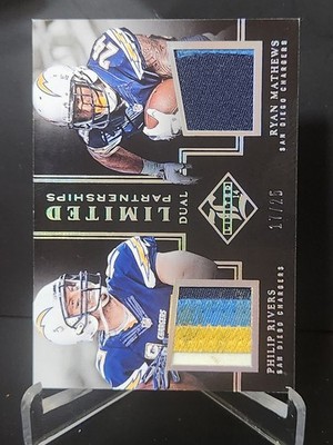 2014 Panini Limited - Limited Partnerships Dual Materials Philip Rivers, Ryan...