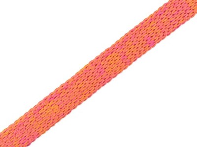 1m Flach- und Hoodiekordel Cord Me Easygoing papaia-ortensia 20mm