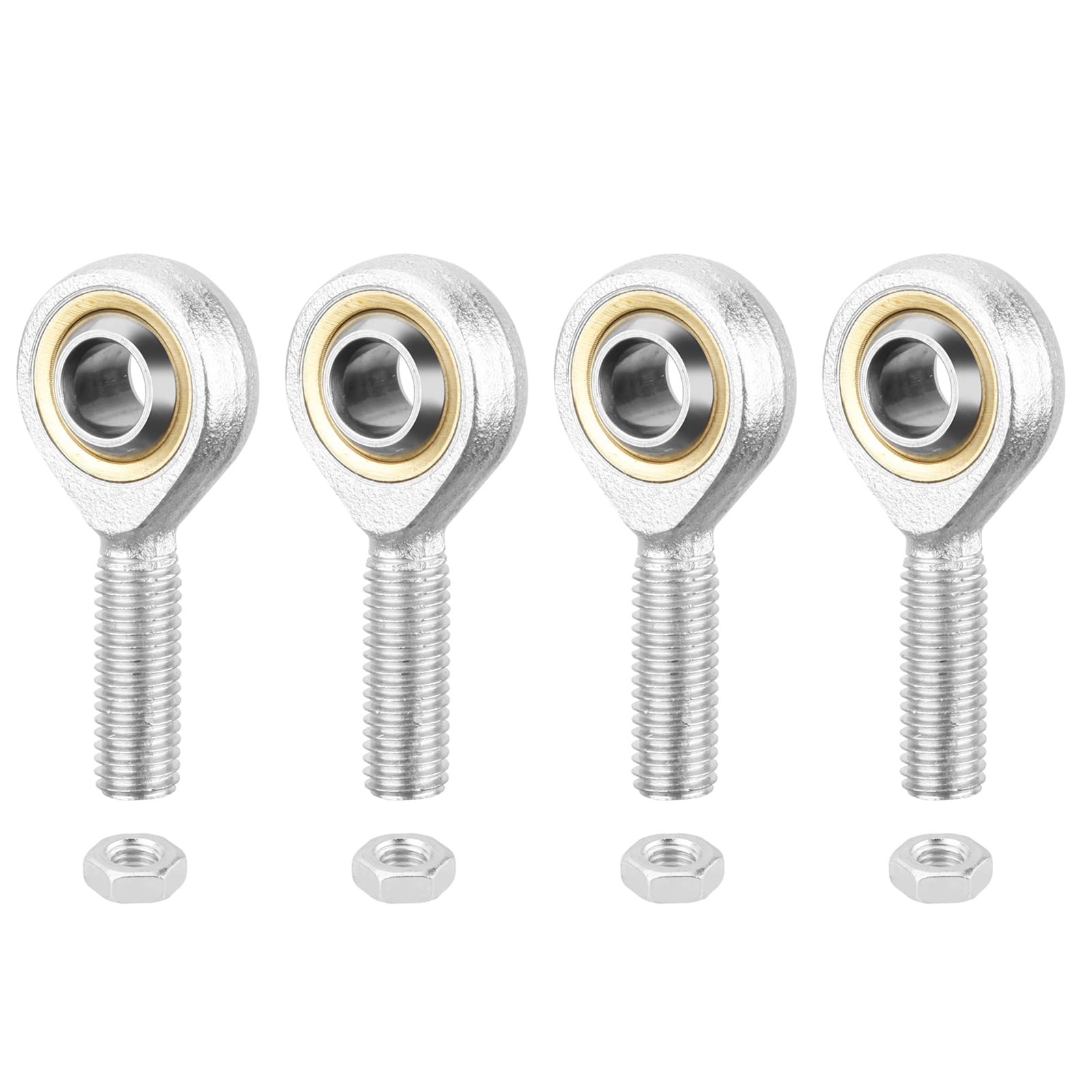 4 PCS SA8T/K 8mm Bore M8x1.25mm Thread Right Hand Heim Joint Rod End Bearing