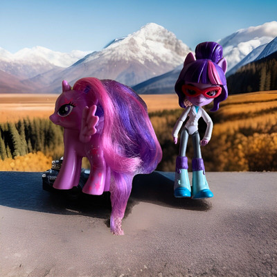 My little Pony - Equestria Girls Twilight 12cm 2015 & Pony 2010 Twilight