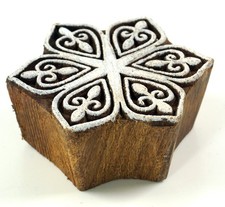 Indischer Textilstempel, Holz Stoffdruckstempel, Blaudruck Stempel, Druck Model