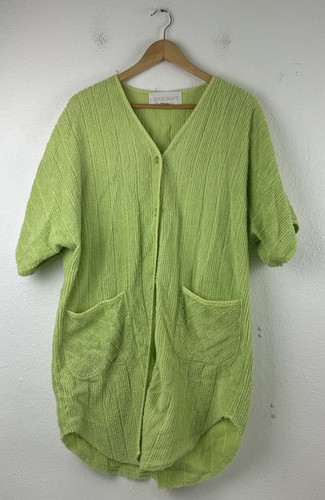 Vintage Herbcraft Chenille Terry Robe Coverup Size Small Pockets
