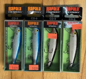 Vintage Rapala CD-9, couleur rare fabriquée en Irlande