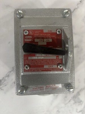 crouse hinds edsc 2129 / Edsc2129 Snap Switch
