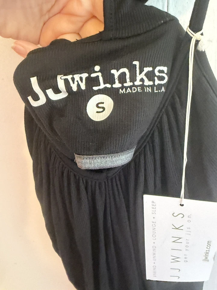 JJ Winks S black light hug collection ribbed mini dress nightgown loungewear - Image 2 of 4