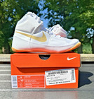 NIKE FURY WRESTLING SHOES - WHITE/METALLIC GOLD - SIZE 9 — photo 2
