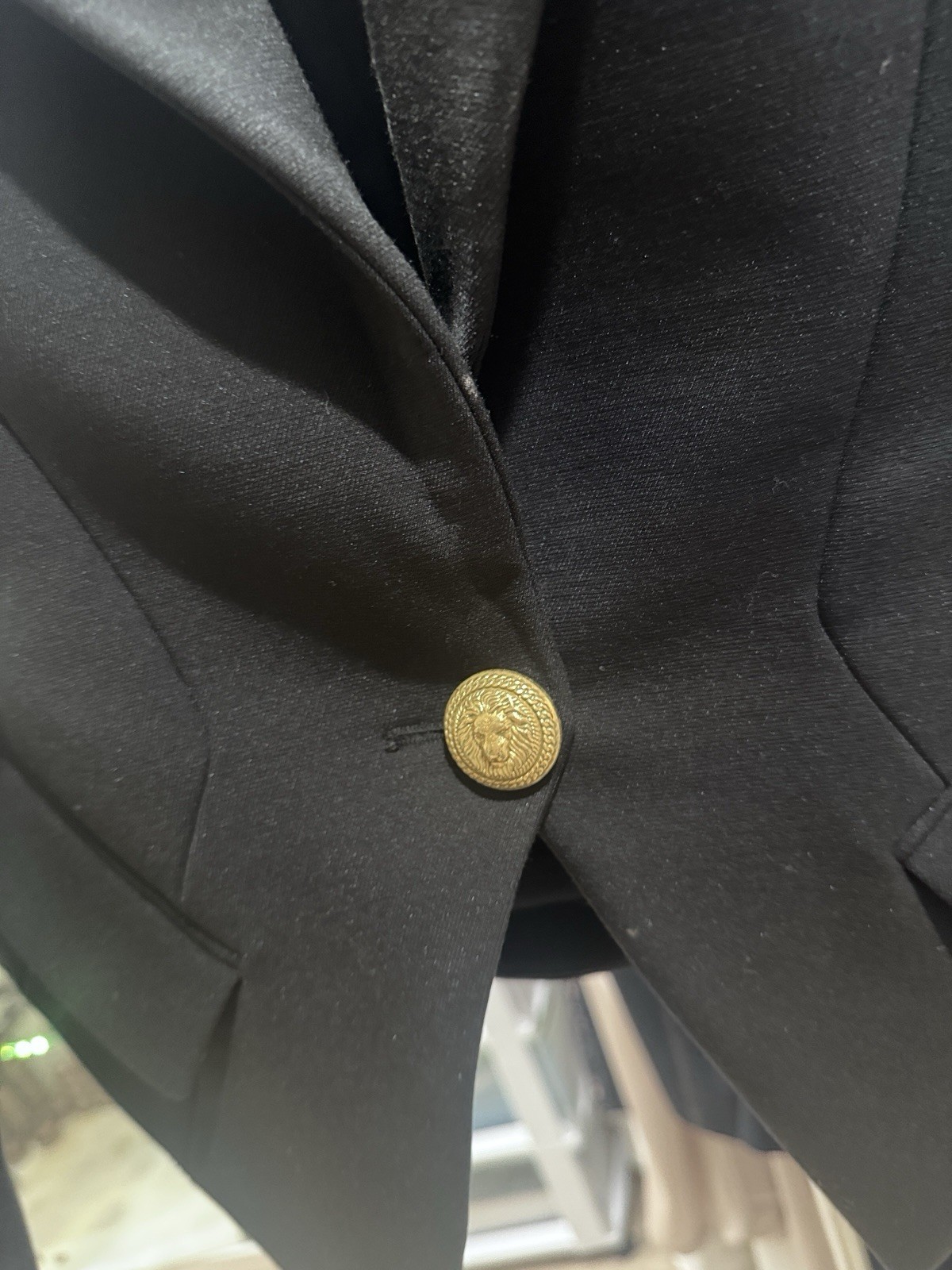 Balmain Single Breasted Black Single Button Blaze… - image 5