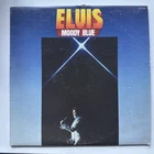 Elvis Presley Moody Blue LP 1977 Blue Vinyl RCA AFL1-2428 VG+ Vinyl 1st Pressing