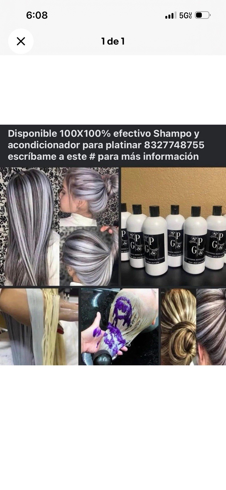 Treated Hair, Lightening