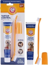 Arm & Hammer for Pets Tartar Control Kit for Dogs | Contains Toothpaste,