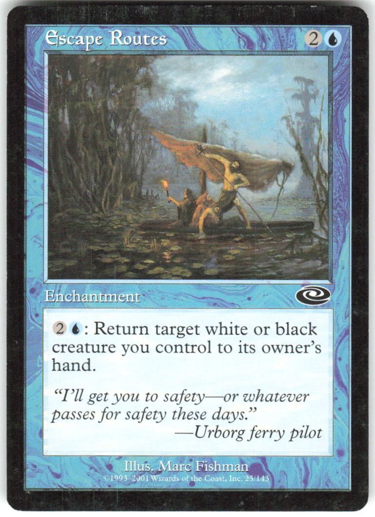 Escape Routes 25 Planeshift PLS LP Magic: The Gathering Card TCG