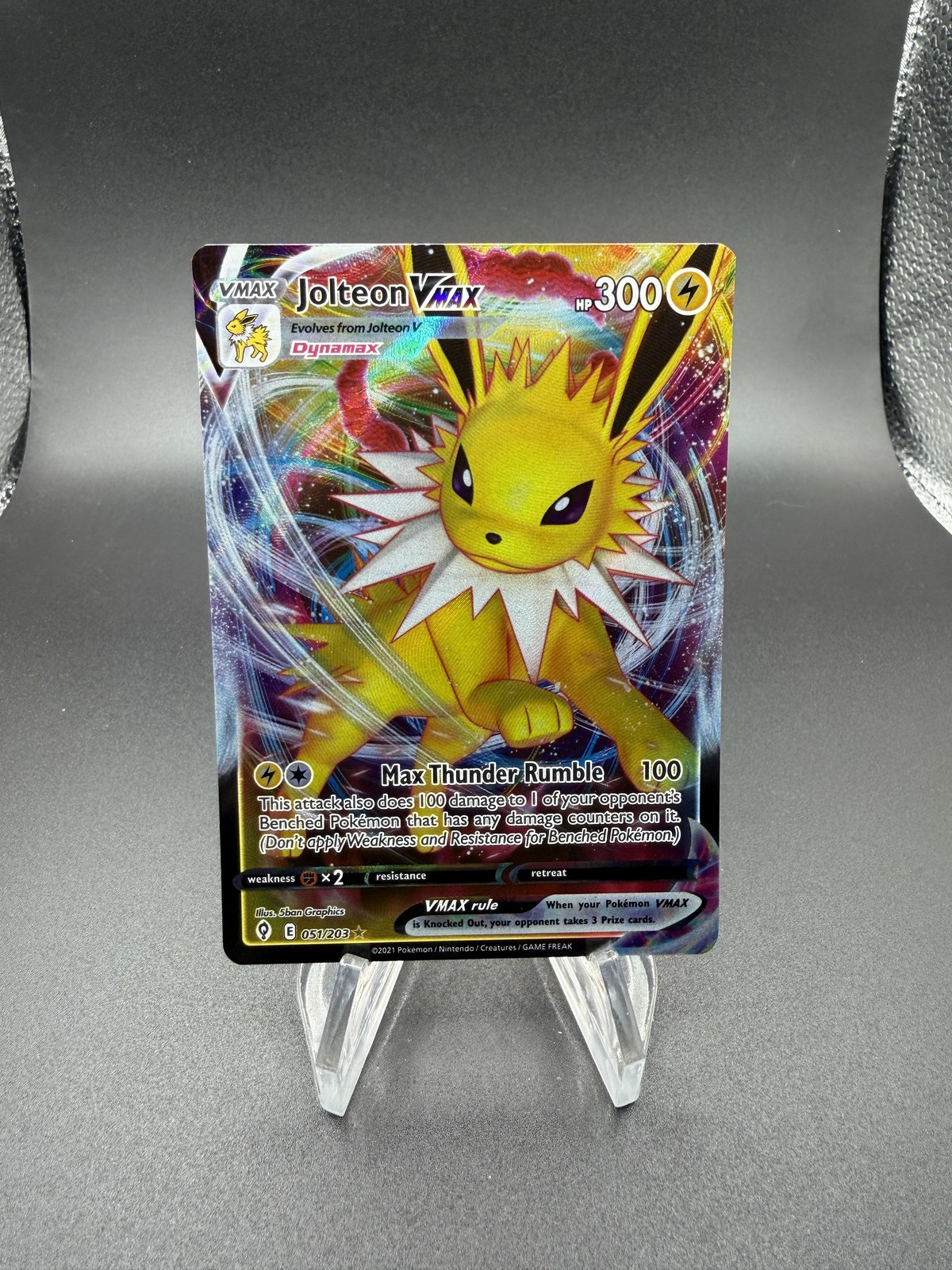 Evolving Skies #051/203 Jolteon VMAX