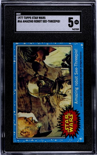 1977 Topps Star Wars #66 Amazing robot See-Threepio! — SGC 5
