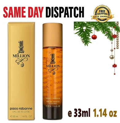Paco Rabanne 1 Million Eau de Toilette Travel Size Spray - 33ml