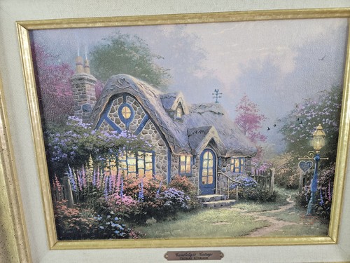Thomas Kinkade Candlelight Cottage Cottages of Light edición certificado de autenticidad I 2001 - Imagen 7 de 20