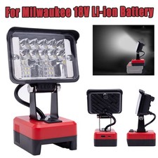 Outdoor Abs Led Work Light For Milwaukee 18v Li-ion Battery Fast Charge Wusb
