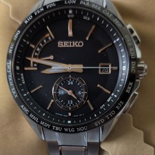 SEIKO BRIGHTZ Seiko Brightz Radio Solar World Time 8B63 0AA0 SAGA243