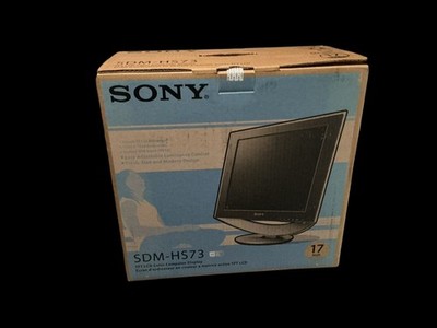 Sony SDM-HS73 TFT LCD Color Computer Display Vintage Flat Panel Monitor In Box